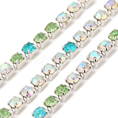 Rhinestone and Iron Cup Chain CH-A007-01H-1