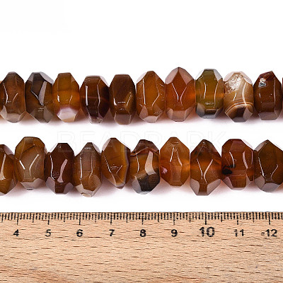 Natural Agate Beads Strands G-N356-01A-03-1