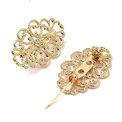 Brass Brooch Findings FIND-R144-08G-1