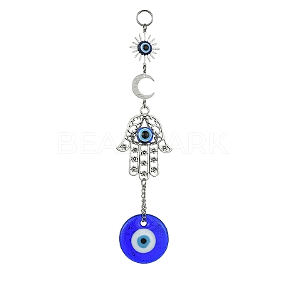 Blue Evil Eye Lampwork Pendant Decorations - Beadpark.com