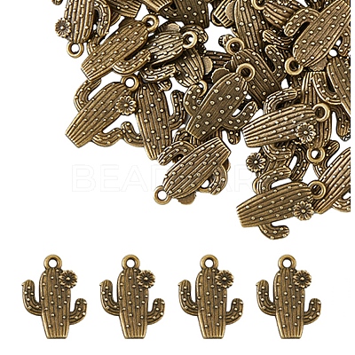 Tibetan Style Alloy Pendants TIBE-S314-67AB-LF-1