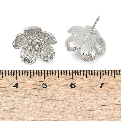 Brass Stud Earring Findings LS-KK-Z099-05P-03-1