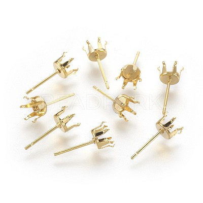 304 Stainless Steel Stud Earring Findings LS-STAS-P221-20G-G-1