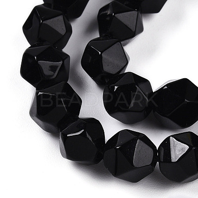 Natural Obsidian Beads Strands G-T139-8mm-50-1