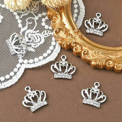 Alloy Rhinestone Pendants ALRI-YW0001-06-1