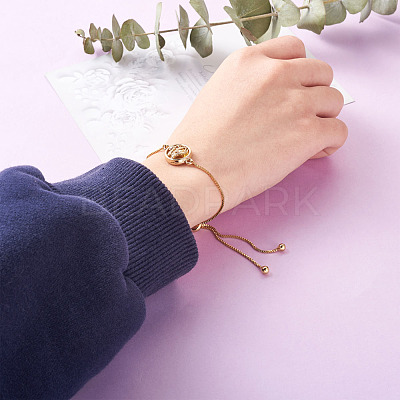 Rack Plating Eco-Friendly Brass Chain Bracelet Making KK-TA0007-84-RS-1