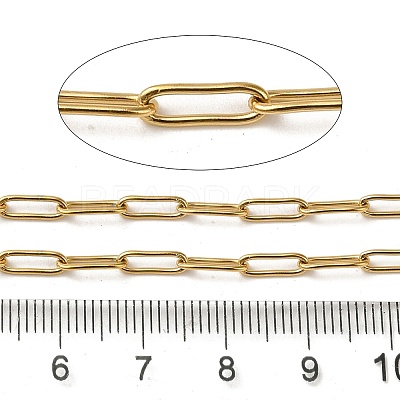 Ion Plating(IP) 304 Stainless Steel Oval Link Chains CHS-Q006-20G-1