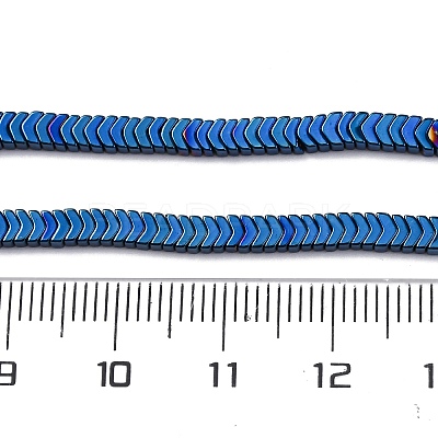 Electroplated Non-magnetic Hematite Beads Strands G-P571-C01-01-1
