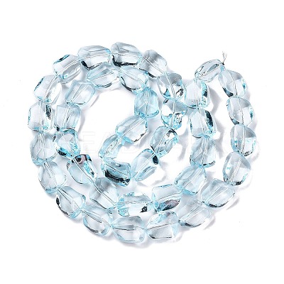 Electroplate Glass Beads Strands EGLA-N012-05D-1