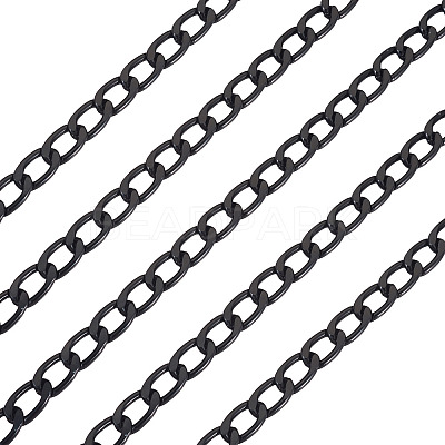 Oval Oxidation Aluminum Curb Chains CHA-TA0001-13-1