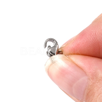 Tarnish Resistant 304 Stainless Steel Lobster Claw Clasps X-STAS-M262-01-9mm-1