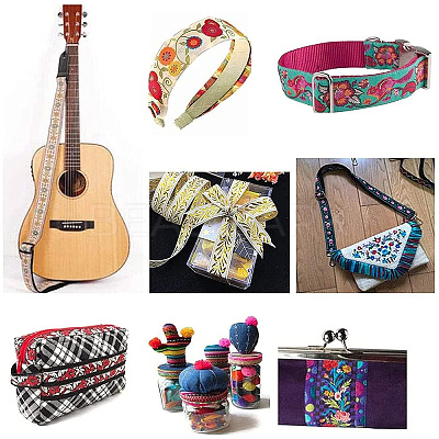 Ethnic Style Polyester Ribbon OCOR-GF0002-04B-1