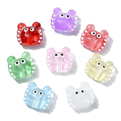 16Pcs 8 Colors Glass Beads Strands LAMP-CJ0002-06-1