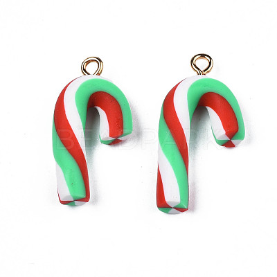 Handmade Polymer Clay Pendants X-CLAY-N010-052-1