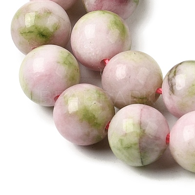 Natural White Jade Beads Strands G-H348-8mm-04-1