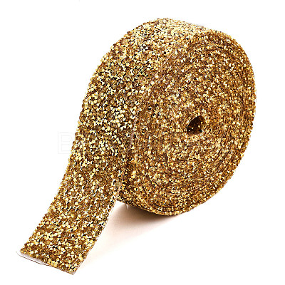 Glitter Resin Hotfix Rhinestone(Hot Melt Adhesive On The Back) OCOR-TA0002-03-01-40mm-1
