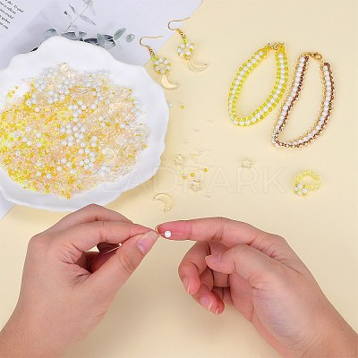 2 Bag Glass & Seed Beads GLAA-SZC0001-94D-1