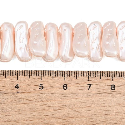 Electroplated Glass Pearl Beads Strands GL-CBA64F3-01D-1