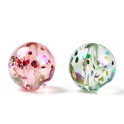 Transparent Acrylic Bead OACR-T029-01-1