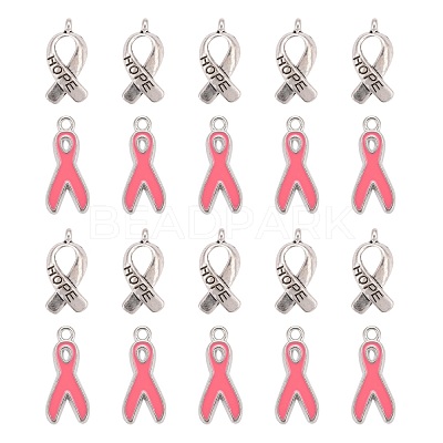 50Pcs 2 Styles Alloy Enamel Pendants ENAM-LS0001-29-1