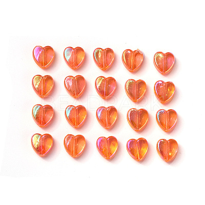 100Pcs Eco-Friendly Transparent Acrylic Beads TACR-YW0001-07C-1