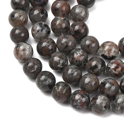 Natural Fluorescent Syenite Rock(Glow under UV Light) Beads Strands GG-NH0012-A01-8mm-1