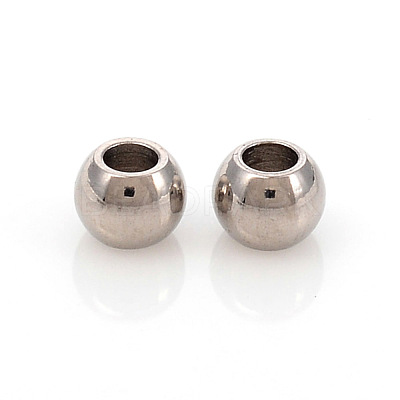 Non-Tarnish 304 Stainless Steel Spacer Beads STAS-L244-09C-P-1