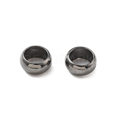 Brass Crimp Beads KK-S509-01EB-02-1