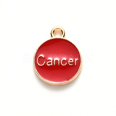 Alloy Enamel Pendants X-ENAM-S124-01A-07D-1
