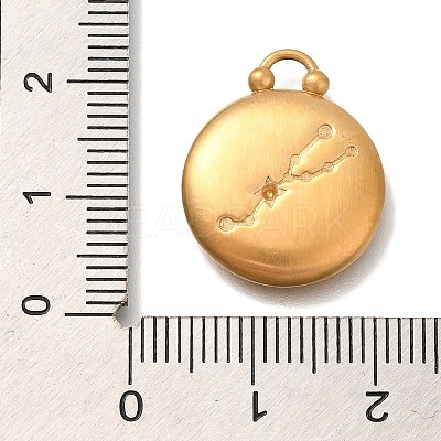 PVD Vacuum Plating 304 Stainless Steel Pendants STAS-S148-30G-02-1