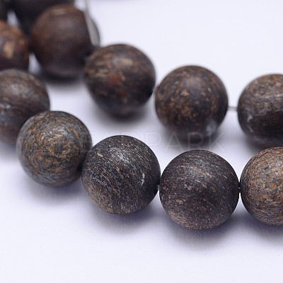 Natural Bronzite Beads Strands G-D745-12mm-1
