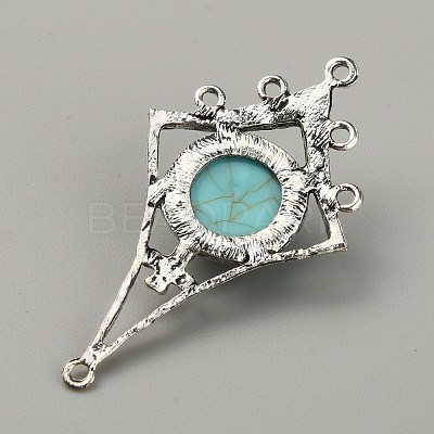 Synthetic Turquoise Chandelier Component Links FIND-TAC0011-49C-AS-1
