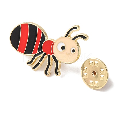 Ant Enamel Pins JEWB-L022-03B-G-1