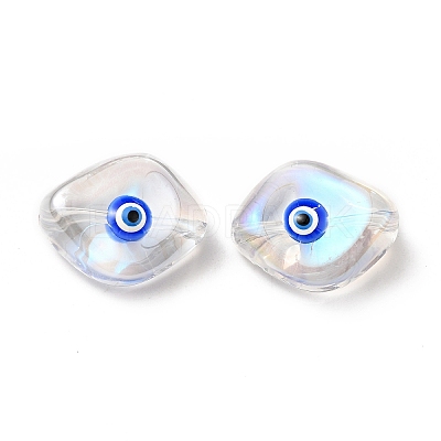 Transparent Glass Beads GLAA-F121-01I-1