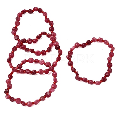 Dyed Natural Moonstone Beads Bracelets GG-CBA05D5-02A-04-1