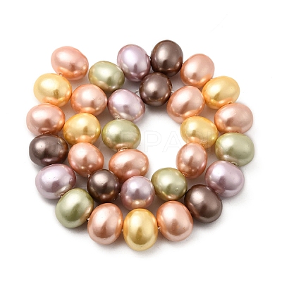 Shell Pearl Beads Strands BSHE-F013-01N-1