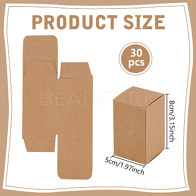 Kraft Paper Packing Boxes for Essential Oil Gift CON-WH0107-59B-01-1