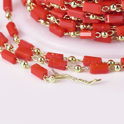 Handmade Glass Beaded Chains CHC-F008-B09-1
