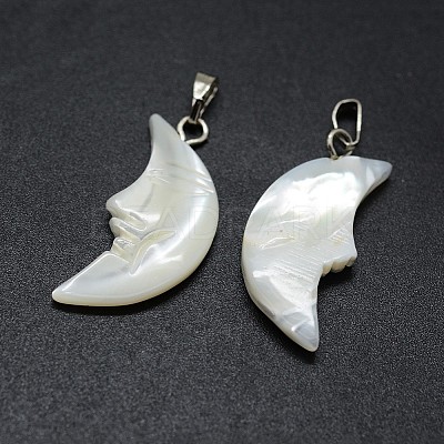Shell Pendants SSHEL-E564-14P-1