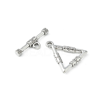 Tibetan Style Toggle Clasps X-TIBE-EA9149Y-LF-1