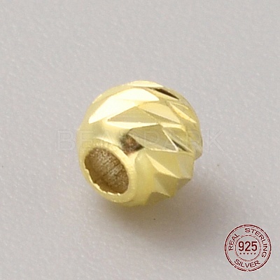 Sterling Silver Bead STER-WH0019-08B-G-1