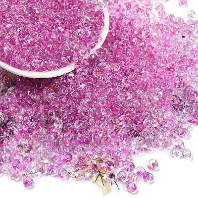 6/0 Spray Paint Fringe Glass Seed Beads X1-SEED-H003-11J-1