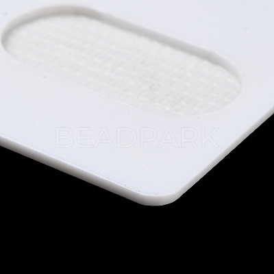 Oval Hole Acrylic Pearl Display Board Loose Beads Paste Board ODIS-M006-01J-1
