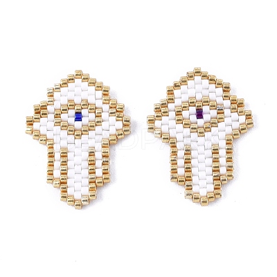 Handmade Seed Beads Pendants SEED-I012-13A-1