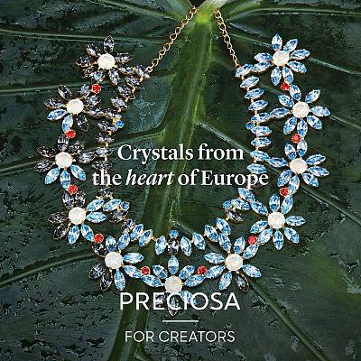 Preciosa® MAXIMA Crystal Round Stones Y-PRC-RBSS12-70350-1