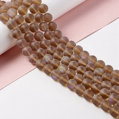 Synthetic Moonstone Beads Strands G-E573-01C-07-1