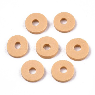 Handmade Polymer Clay Beads X-CLAY-Q251-6.0mm-32-1