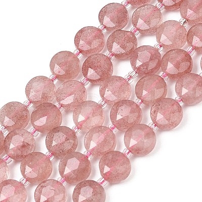 Natural Strawberry Quartz Beads Strands G-F812-C02-01-1