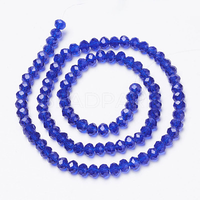 Glass Beads Strands EGLA-A034-T6mm-D06-1