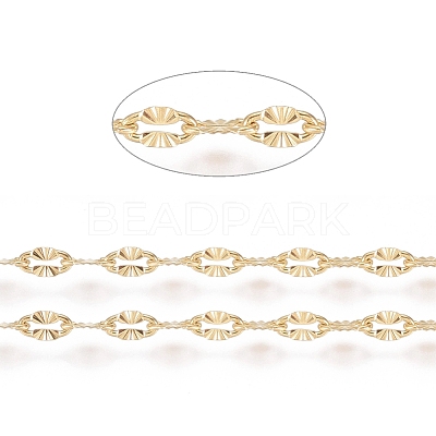 Ion Plating(IP) 304 Stainless Steel Textured Dapped Chains CHS-D004-02G-1